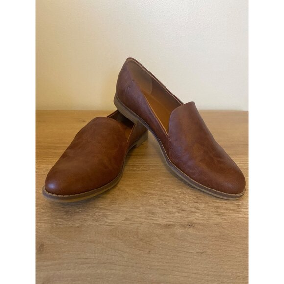 Indigo Rd. Shoes - Indigo Rd. Women’s Brown Faux Leather Loafers Size 7.5